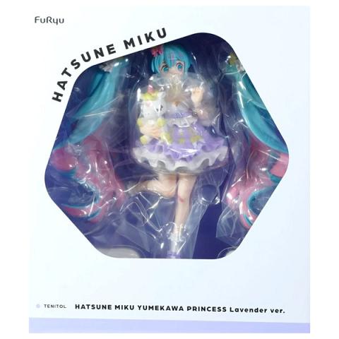FuRyu Vocaloid Tenitol Hatsune Miku Yumekawa Princess Lavender Version Figure