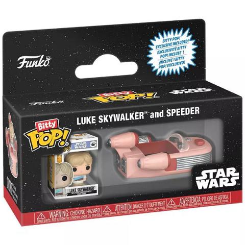 Funko Bitty Pop! Rides Star Wars Luke Skywalker and Speeder Figure
