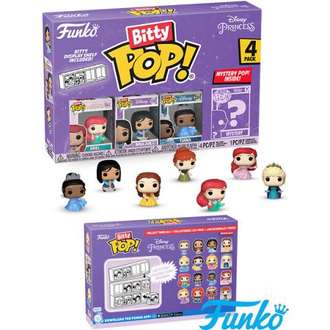 Funko Bitty Pops! Disney Princess Ariel Mini Figure 4 Pack
