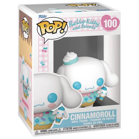 Funko POP #100 Sanrio Hello Kitty and Friends Cinnamoroll with Ice Cream Figure