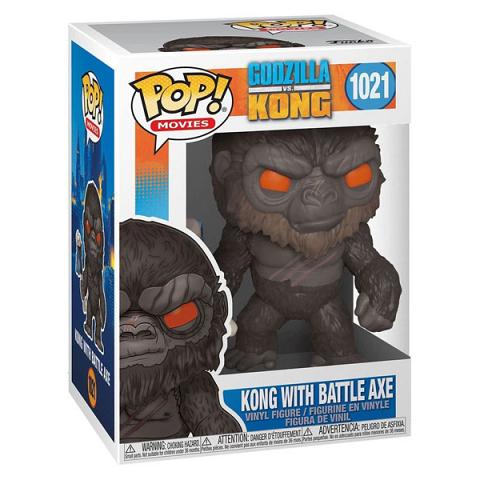 Funko POP #1021 Godzilla vs Kong - Kong with Battle Axe Figure