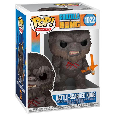 Funko POP #1022 Godzilla vs Kong Battle Scarred Kong Figure