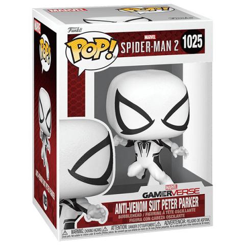 Funko POP #1025 Marvel Gamerverse Spider-Man 2 Anti-Venom Suit Peter Parker Figure