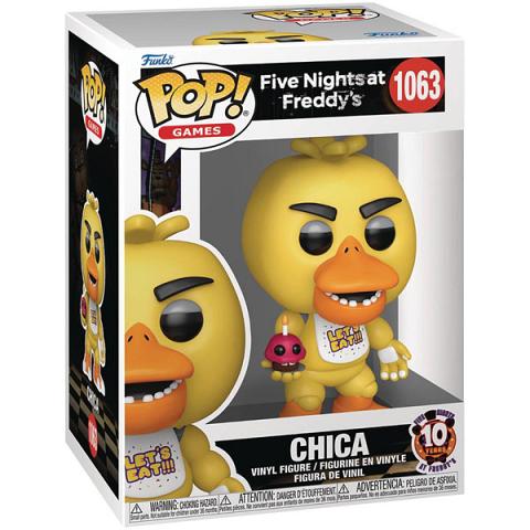 Funko POP #1063 Five Nights at Freddy's 10th Anniversary Chica with Cupcake Figure