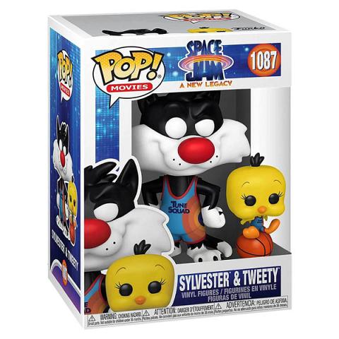 Funko POP #1087 Space Jam A New Legacy Sylvester and Tweety Figure