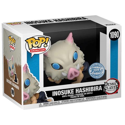 Funko POP #1090 Kimetsu No Yaiba Demon Slayer Inosuke Hashibira Lounging Exclusive Figure