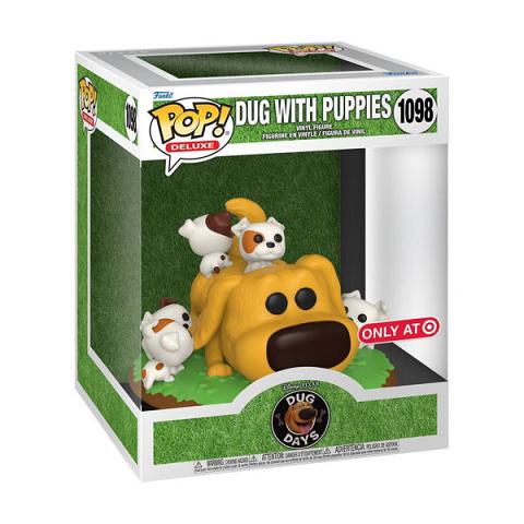 Funko POP #1098 Disney Pixar Dug Days Dug Covered in Puppies Deluxe Exclusive Figure