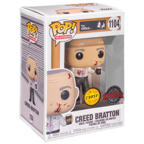 Funko POP #1104 The Office Creed Bratton Specialty Series Chase SE Sticker Figure