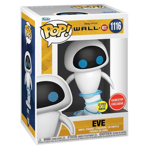 Funko POP #1116 Disney Pixar WALL-E EVE Flying Glow in the Dark Exclusive Figure