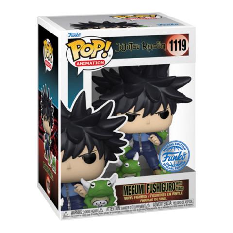 Funko POP #1119 Jujutsu Kaisen Megumi Fushiguro with Toads Exclusive Figure