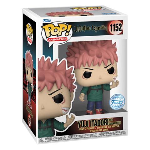 Funko POP #1152 Jujutsu Kaisen Yuji Itadori with Sukuna Mouth Exclusive Figure