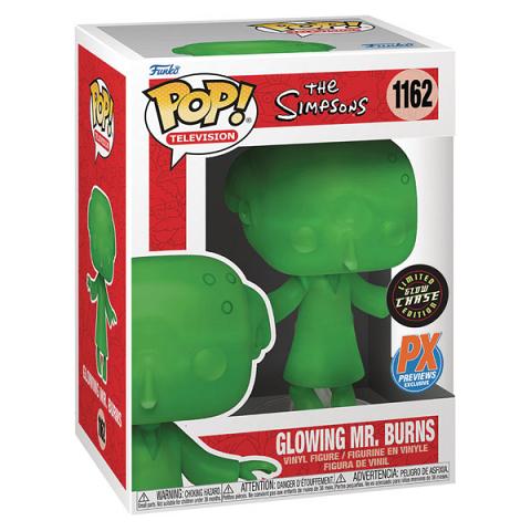 Funko POP #1162 The Simpsons Glowing Mr. Burns PX Exclusive Glow Chase Figure