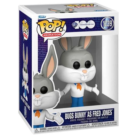 Funko POP #1239 Looney Tunes - Scooby-Doo Bugs Bunny as Fred Jones Figure