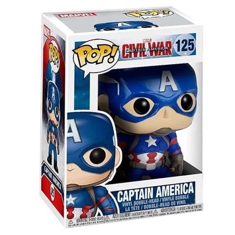 Funko POP #125 Marvel Captain America Civil War Captain America Figure