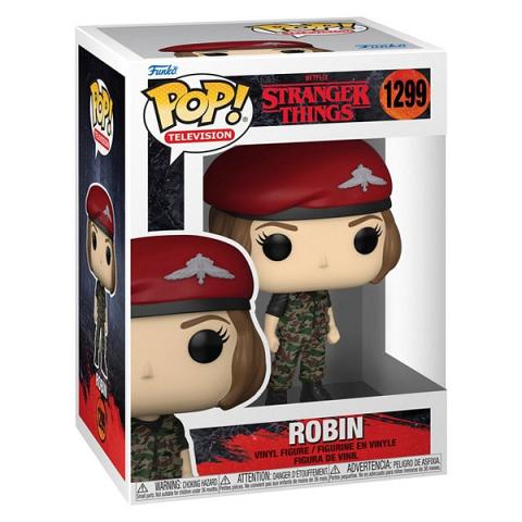 Funko POP #1299 Stranger Things Season 4 Robin in Hunter Outfit Figure