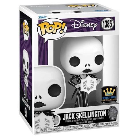 Funko POP #1385 Disney The Nightmare Before Christmas Jack Skellington with Snowflake Figure