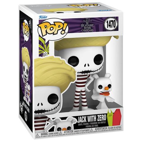 Funko POP #1470 Disney The Nightmare Before Christmas Beach Jack with Zero Figure