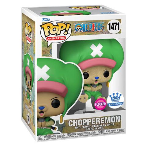 Funko POP #1471 One Piece Chopperemon in Wano Outfit Flocked Exclusive Figure