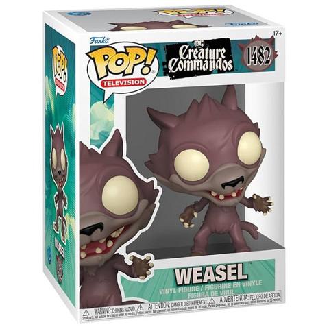Funko POP #1482 DC Creature Commandos Weasel Figure
