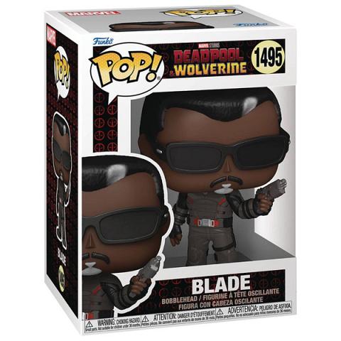 Funko POP #1495 Marvel Deadpool and Wolverine Blade with Gun Figure