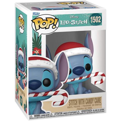 Funko POP #1502 Disney Lilo and Stitch - Stitch with Candy Cane Figure