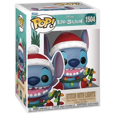 Funko POP #1504 Disney Lilo and Stitch - Stitch with Holiday Lights Figure
