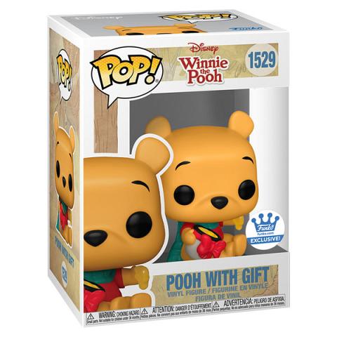Funko POP #1529 Disney Winnie the Pooh - Pooh with Gift Exclusive Figure
