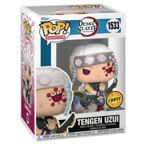 Funko POP #1533 Demon Slayer Tengen Uzui with Nichirin Cleavers Chase Variant Figure