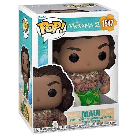 Funko POP #1547 Disney Moana 2 Maui with Fish Hook Figure