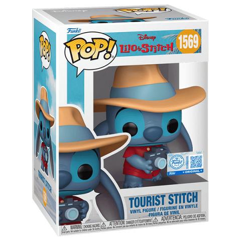 Funko POP #1569 Disney Lilo and Stitch Tourist Stitch Exclusive Figure