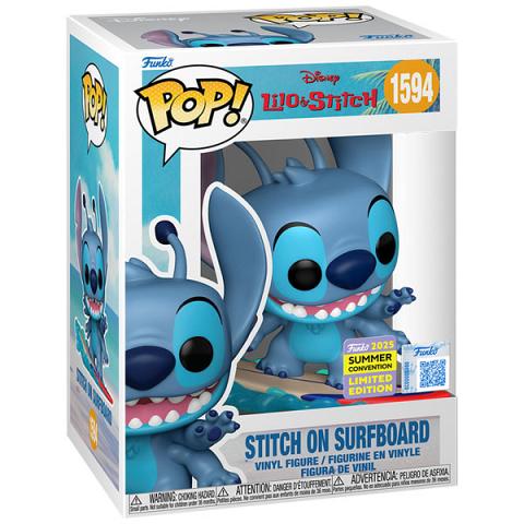 Funko POP #1594 Disney Lilo and Stitch - Stitch on Surfboard Exclusive Figure