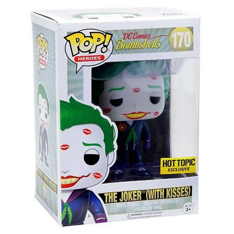 Funko POP #170  Heroes DC Comics Bombshells The Joker with Kisses Exclusive Figure