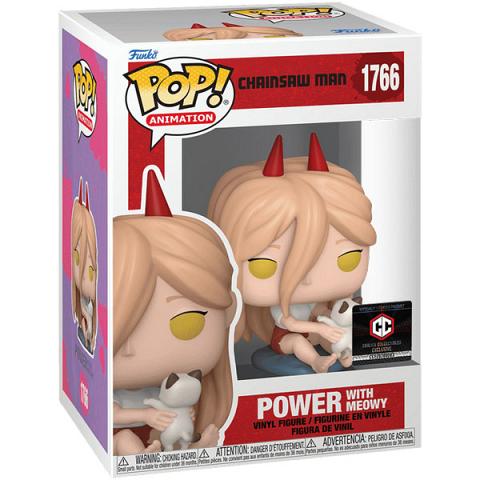 Funko POP #1766 Chainsaw Man Power with Meowy Exclusive Figure