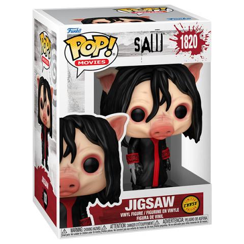 Funko POP #1820 Movies Saw Jigsaw Masked Chase Figure