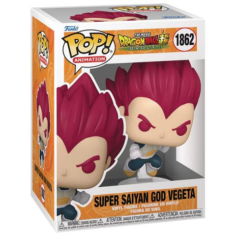 Funko POP #1862 Dragon Ball Super Broly Movie Super Saiyan God Vegeta Punching Figure