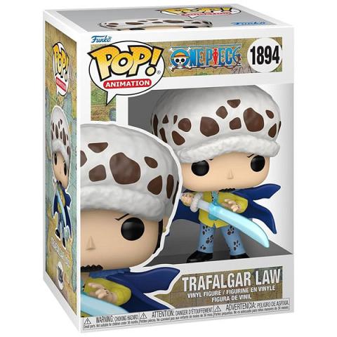 Funko POP #1894 One Piece Trafalgar Law with Blue Anesthesia Figure