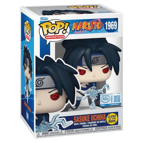 Funko POP #1969 Naruto Sasuke Uchiha Glow Exclusive Figure