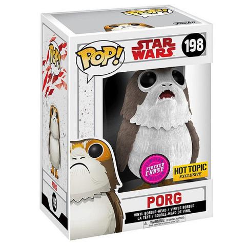 Funko POP #198 Star Wars Porg Exclusive Flocked Chase Figure