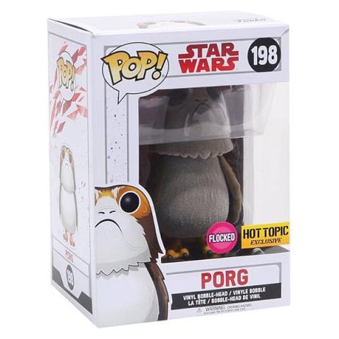 Funko POP #198 Star Wars Porg Exclusive Flocked Figure