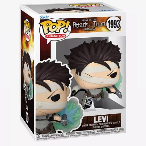Funko POP #1993 Attack on Titan Levi with Bandages Figure
