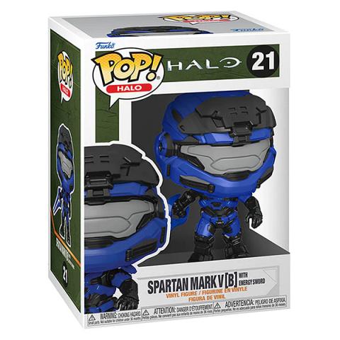 Funko POP #21 Halo Infinite Spartan Mark V Energy Sword Figure