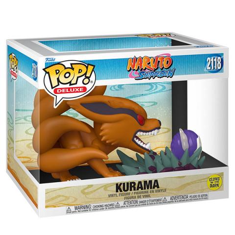 Funko POP #2118 Deluxe Naruto Shippuden Kurama (Glow) Figure