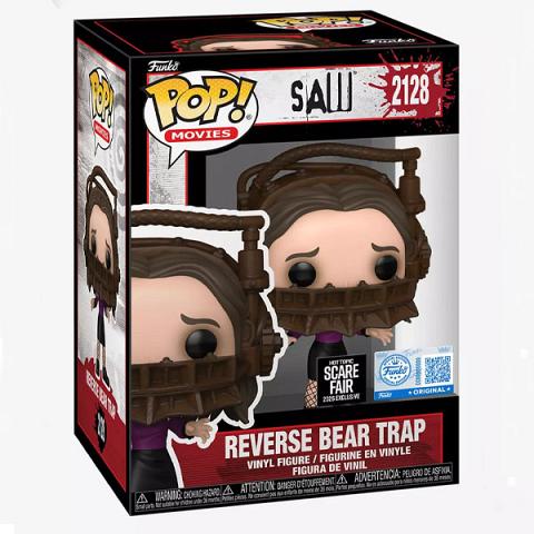 Funko POP #2128 Movies Saw Reverse Bear Trap Exclusive Figure