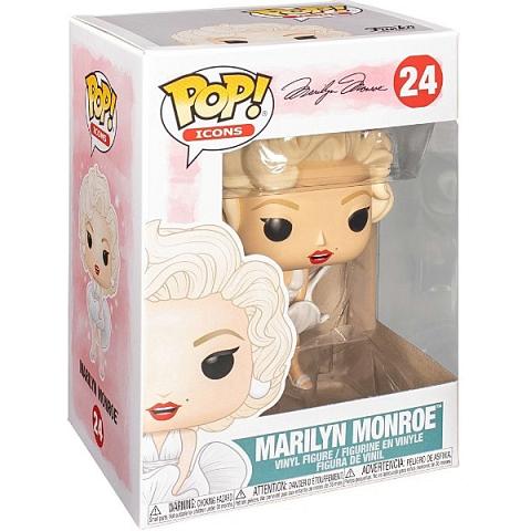 Funko POP #24 Icons Marilyn Monroe in White Dress Figure