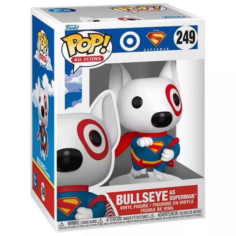 Funko POP #249 Ad Icons Target Bullseye Superman Exclusive Figure
