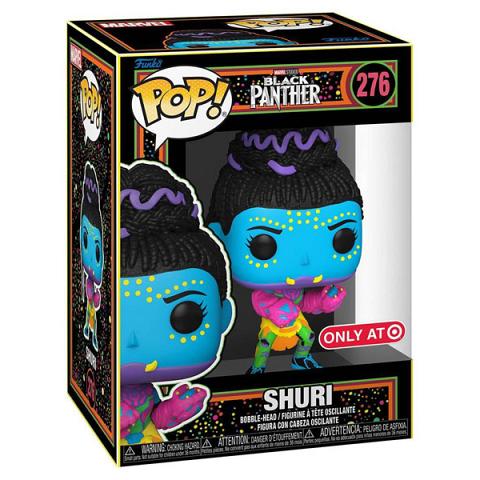 Funko POP #276 Marvel Black Panther 2018 Shuri Black Light Exclusive Figure