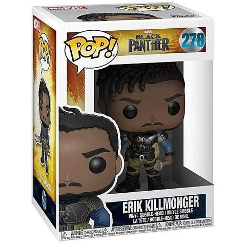 Funko POP #278 Marvel Black Panther Erik Killmonger Figure (Bad Box)