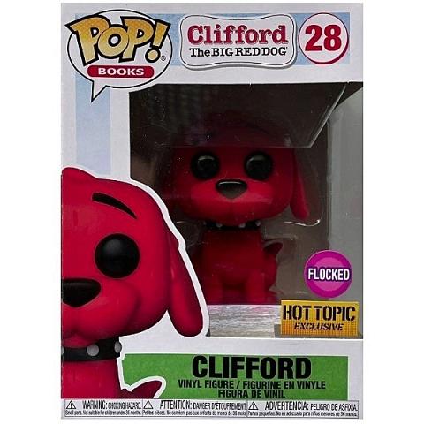 Funko POP #28 Clifford the Big Red Dog Flocked Exclusive Figure