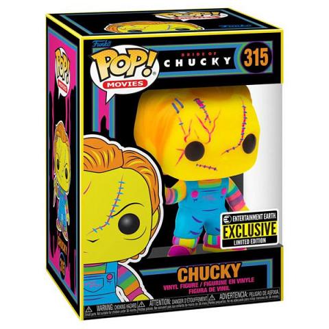 Funko POP #315 Bride of Chucky - Chucky Black Light Exclusive Figure