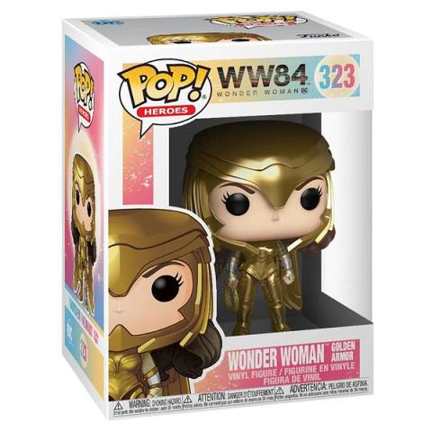 Funko POP #323 WW84 Wonder Woman Golden Armor Figure